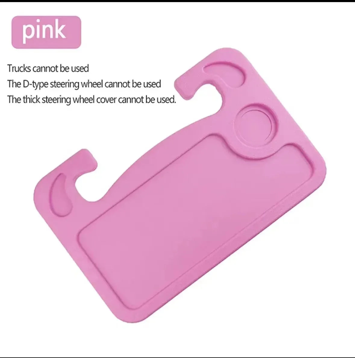 Car Steering Wheel Tray – Universal & Portable