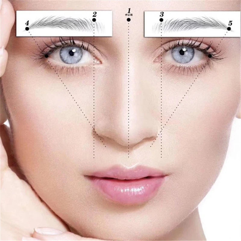 4D Waterproof Eyebrow Tattoo Stickers