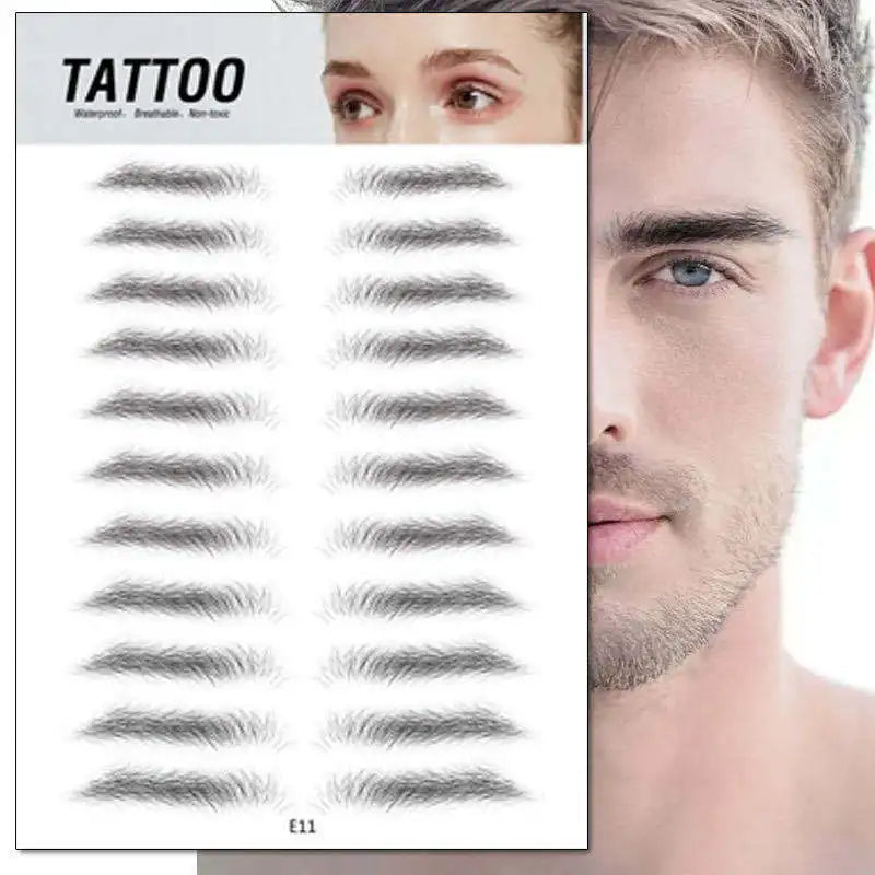 4D Waterproof Eyebrow Tattoo Stickers