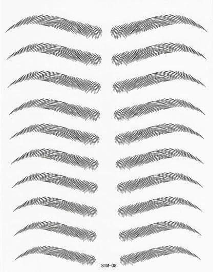 4D Waterproof Eyebrow Tattoo Stickers