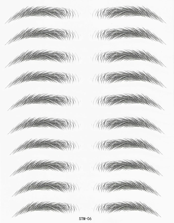 4D Waterproof Eyebrow Tattoo Stickers