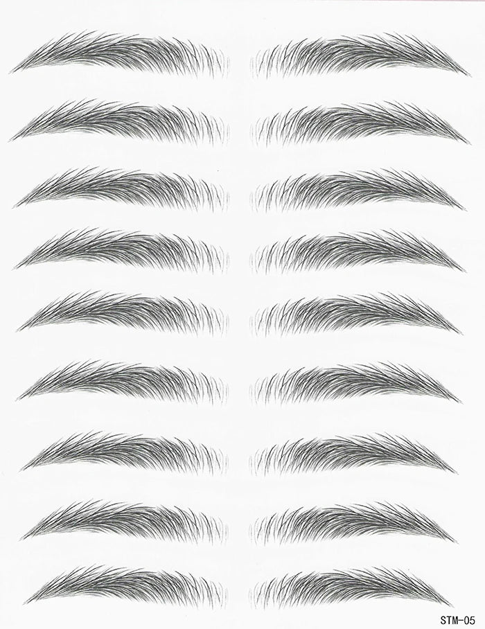 4D Waterproof Eyebrow Tattoo Stickers