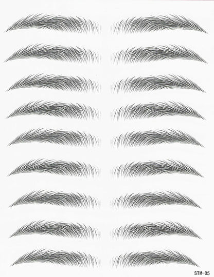 4D Waterproof Eyebrow Tattoo Stickers
