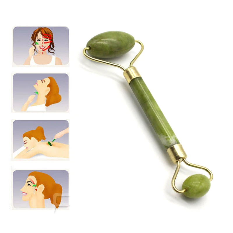 Double Head Jade Face Roller