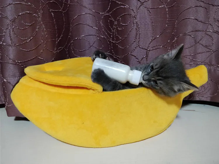 Banana Pet Bed – Funny Dog & Cat House