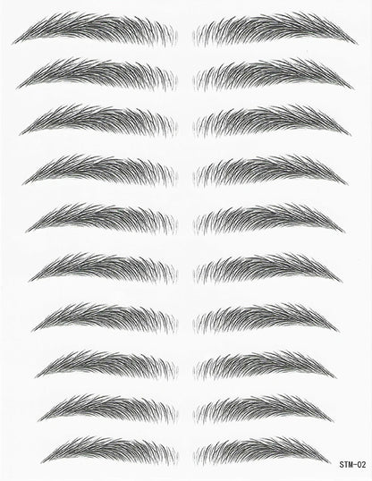 4D Waterproof Eyebrow Tattoo Stickers