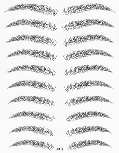 4D Waterproof Eyebrow Tattoo Stickers
