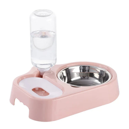 2-in-1 Dog & Cat Feeder Station