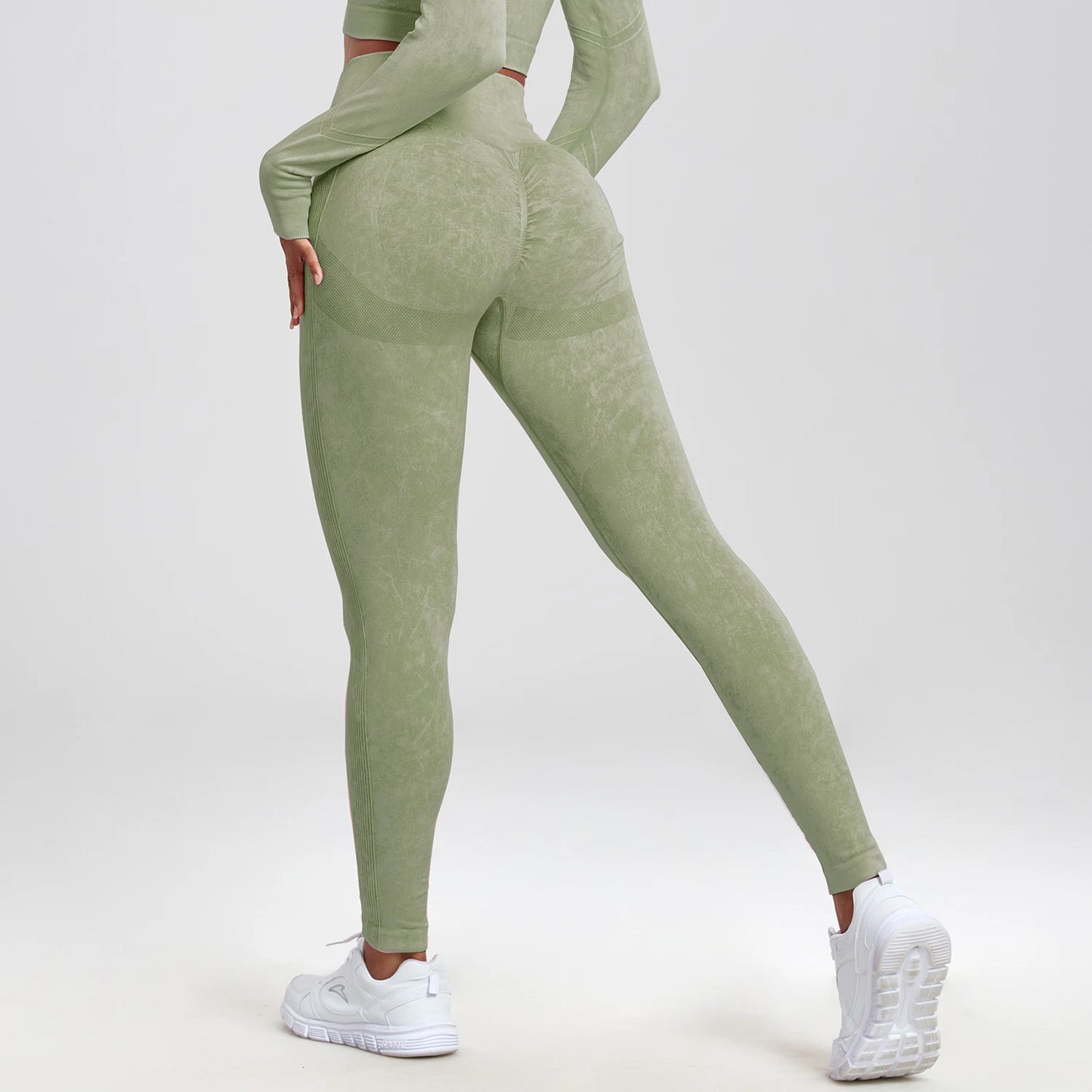 CHRLEISURE Seamless Sculpting High-Waist Leggings