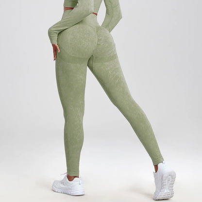 CHRLEISURE Seamless Sculpting High-Waist Leggings