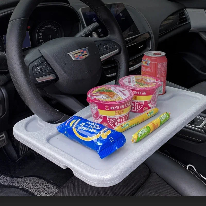 Car Steering Wheel Tray – Universal & Portable