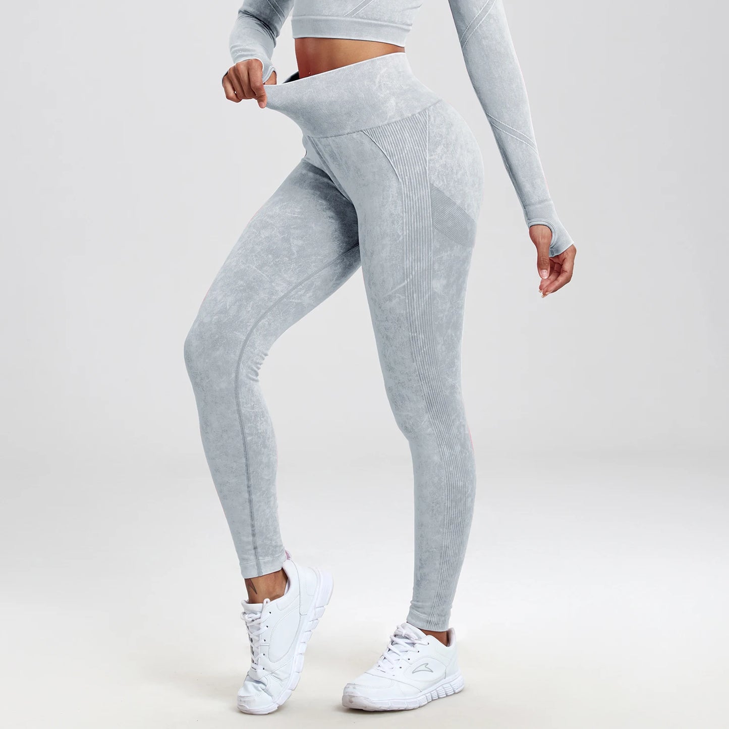 CHRLEISURE Seamless Sculpting High-Waist Leggings