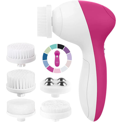5 in 1 Electric Facial Cleansing Brush Set