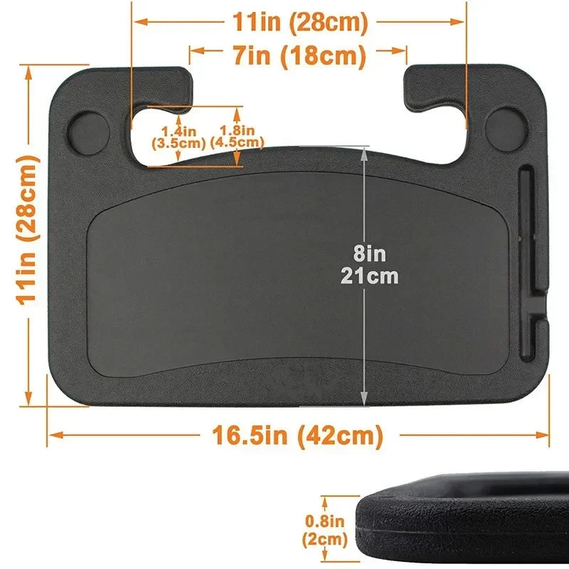 Car Steering Wheel Tray – Universal & Portable